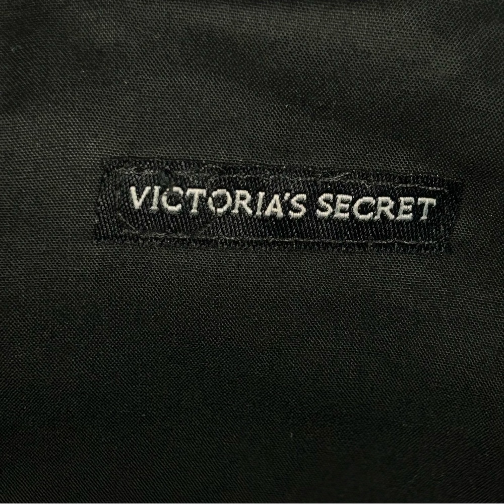 Victorias Secret Large Tote Bag Sparkle Metallic‎ Stripes Travel Resort Beach - Picture 6 of 9